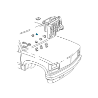 OEM Chevrolet K1500 Actuator Relay Diagram - 19119238