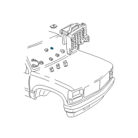 OEM GMC C1500 Actuator Relay Diagram - 19119238