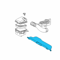 OEM Lexus LS430 Inlet, Air Cleaner, NO.1 Diagram - 17750-50030