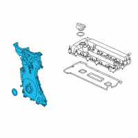 OEM Ford Transit Connect Front Cover Diagram - CV6Z-6019-C