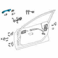 OEM 2022 Toyota Corolla Handle, Outside Diagram - 69210-47041-A0