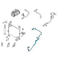 OEM 2017 Infiniti Q70 Pipe-Front Cooler, High Diagram - 92440-1MA0D