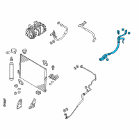 OEM Infiniti Q70 Hose-Flexible, Low Diagram - 92480-1MA0D