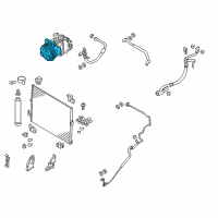 OEM 2012 Infiniti EX35 Clutch Assy-Compressor Diagram - 92660-1CB0A