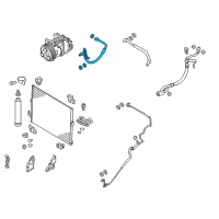 OEM Infiniti Q70 Hose-Flexible, High Diagram - 92490-3WG0A