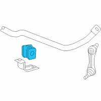 OEM 2008 Cadillac XLR Stabilizer Bar Insulator Diagram - 15806421