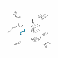 OEM 2004 Chevrolet Malibu Cable Asm, Battery Negative(16"Long) Diagram - 88987120
