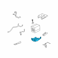 OEM 2010 Chevrolet Malibu Battery Tray Diagram - 25924144