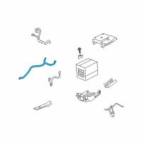 OEM Chevrolet Malibu Positive Cable Diagram - 88987121