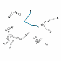 OEM 2021 Kia Forte Hose Assy-Water Diagram - 25450M6000