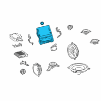 OEM 2020 Toyota Avalon Dash Control Unit Diagram - 86140-07151