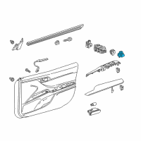 OEM 2022 Toyota Highlander Window Switch Diagram - 84810-0E110