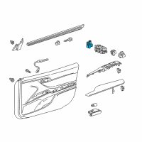 OEM 2019 Toyota Tacoma Mirror Switch Diagram - 84872-08020