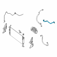 OEM Nissan Altima Pipe-Front Cooler, Low Diagram - 92450-9HP0A