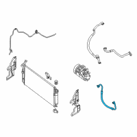 OEM 2013 Nissan Altima Hose Flexible, High Diagram - 92490-3TA1A