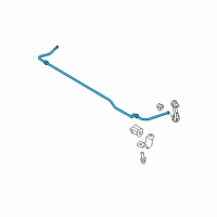 OEM Kia Spectra BAR-REAR STABILIZER Diagram - 555112F000SJ