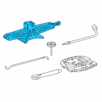 OEM Toyota Avalon Jack Assembly Diagram - 09111-06120