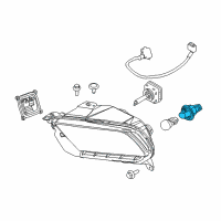 OEM Ford Mustang Socket Diagram - DR3Z-13411-A