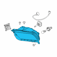 OEM Ford Mustang Composite Assembly Diagram - DR3Z-13008-C