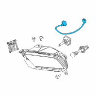 OEM 2013 Ford Mustang Wire Diagram - DR3Z-13A006-A