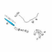 OEM 2011 Hyundai Elantra Rear Wiper Arm Assembly Diagram - 98811-2L000