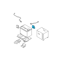 OEM 2009 Hyundai Tucson Battery Terminal Diagram - 37260-2C010