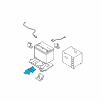 OEM 2005 Kia Sportage Stay Battery-Upper Diagram - 371302E000