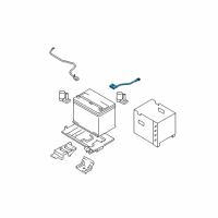 OEM 2005 Hyundai Tucson Wiring Assembly-Battery (+) Diagram - 91850-2E050