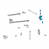 OEM 2001 Ford F-350 Super Duty Knuckle Diagram - 4C3Z-3131-AA