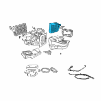 OEM 2005 Chrysler PT Cruiser EVAPORATR-Air Conditioning Diagram - 5139813AA