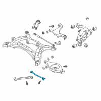 OEM 2017 Nissan 370Z Link Complete-Rear Suspension Lower, Front Diagram - 551A0-JK000
