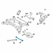 OEM Infiniti Rear Suspension Front Lower Link Complete Diagram - 551A0-JK000