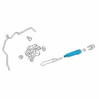 OEM 2020 Chevrolet Spark Arm Asm-Rear Window Wiper Diagram - 95391372