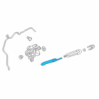 OEM 2018 Chevrolet Spark Rear Blade Diagram - 95391371