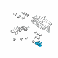 OEM 2013 Hyundai Tucson Heater Control Assembly Diagram - 97250-2S320-TAN