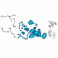 OEM 2016 Chevrolet Cruze Turbocharger Diagram - 12685682