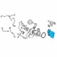 OEM 2016 Buick Encore Heat Shield Diagram - 12640164