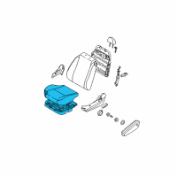 OEM Pontiac Cushion Asm, Front Seat *Black Diagram - 96870149