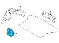 OEM 2022 Toyota GR86 Luggage Lamp Diagram - SU003-08501