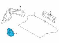 OEM Toyota GR86 Luggage Lamp Diagram - SU003-08501