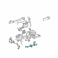 OEM Lexus LS430 Harness Sub-Assy, Wiring Air Indicator, NO.2 Diagram - 88608-50320