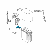 OEM 2014 Toyota Prius C Terminal Diagram - 82675-52160