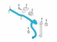 OEM Nissan Versa Stabilizer-Front Diagram - 54611-5EE0B