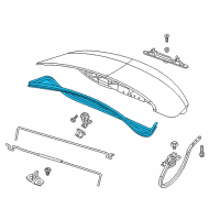 OEM Chrysler 200 WEATHERSTRIP-DECKLID Diagram - 68144960AD