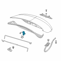 OEM 2015 Chrysler 200 Latch Diagram - 68193094AC