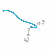 OEM Toyota Highlander Stabilizer Bar Diagram - 48812-0E070