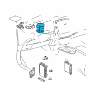 OEM Toyota Control Module Diagram - 89650-47560