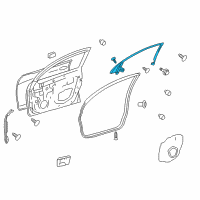 OEM 2007 Lexus GS430 Garnish, Door Frame, LH Diagram - 67664-30061