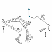 OEM 2009 Nissan Murano Rod Assy-Connecting, Stabilizer Diagram - 54618-1AA0A