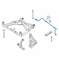 OEM 2013 Nissan Murano Stabilizer-Front Diagram - 54611-1AA0A